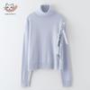 Women's Cashmere Blend High-Neck Loose Fit Sweater