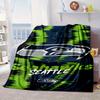 Seahawks Team Spirit Portable Blanket/Soft Blanket Bedding Blanket Suitable for Travel Camping Living Rooms Offices Sofas Fan Gifts