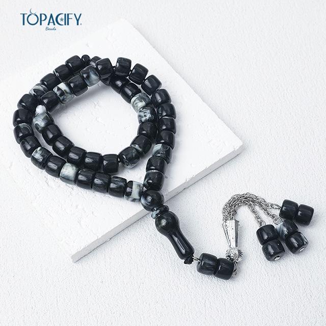 Saudyjskie transgraniczne islamskie koraliki modlitewne - 45 koralików