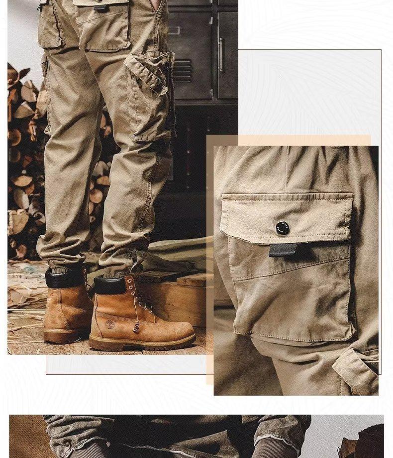 2023 Men's Korean-Style Trendy Autumn Harem Pants with Loose Cuffs