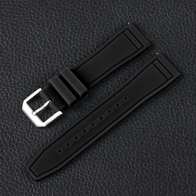 Silicone Watch Straps 20mm 21mm 22mm for IWC PILOT Portugal PORTOFINO Quick Release Rubber Bands Soft Waterproof Sport Bracelets