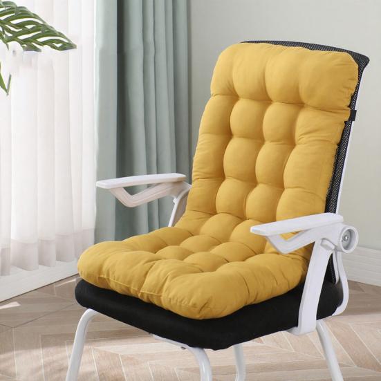 Schreibtischstuhl Kissen Bürostuhl Kissen mit hoher Rückenlehne Rutschfest Schaukelstuhl Sitzkissen mit Bändern für Büro Auto Zuhause Esszimmer Küche