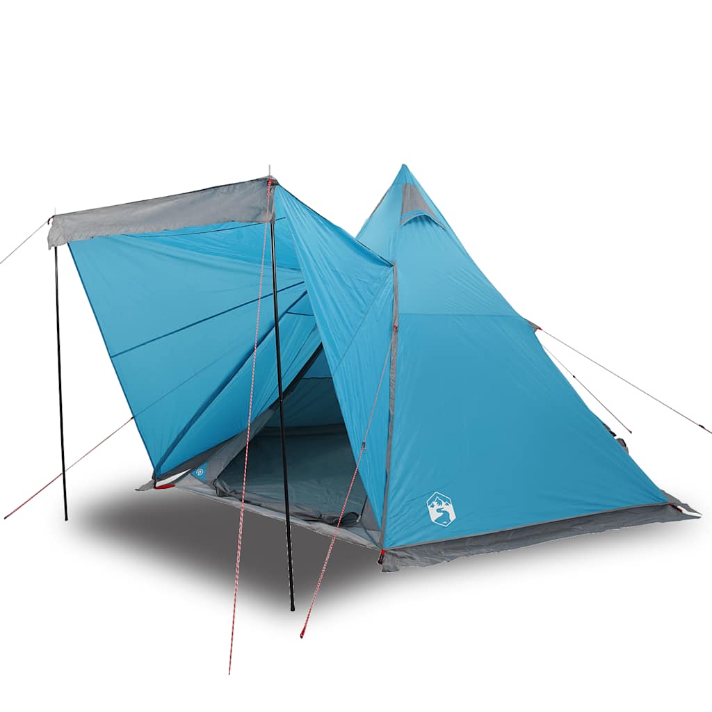 Tipi Family Tent for 6 Persons Blue Waterproof