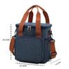 Portable Thermal Lunch Bag Water Resistant Food Cooler Tote Large Capacity for Work School Outdoor Picnic