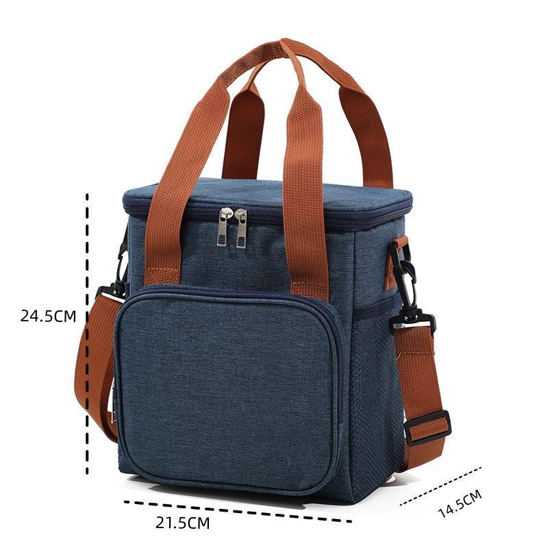 Portable Thermal Lunch Bag Water Resistant Food Cooler Tote Large Capacity for Work School Outdoor Picnic