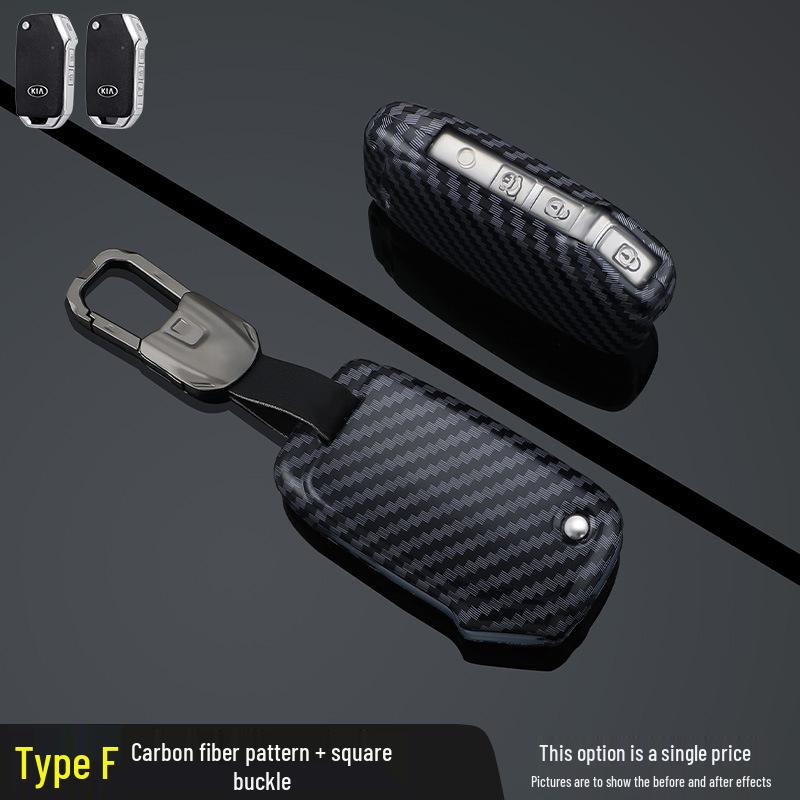Key Cover for Kia K3, Sportage, K5, K2, Seltos, Niro, KX3, KX5 - Folding Car Shell & Buckle