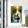 40x60cm Duck 5D DIY Full Drill Round Diamond Painting Kit for Home Wall Decor