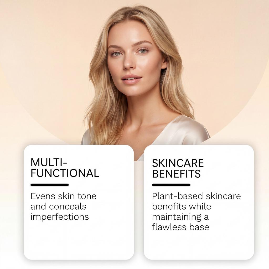 Zephoco Multi-Effekt CC Cream Natürlicher Farbton Feuchtigkeitsspendender Concealer Leichter Täglicher Schutz 50ml