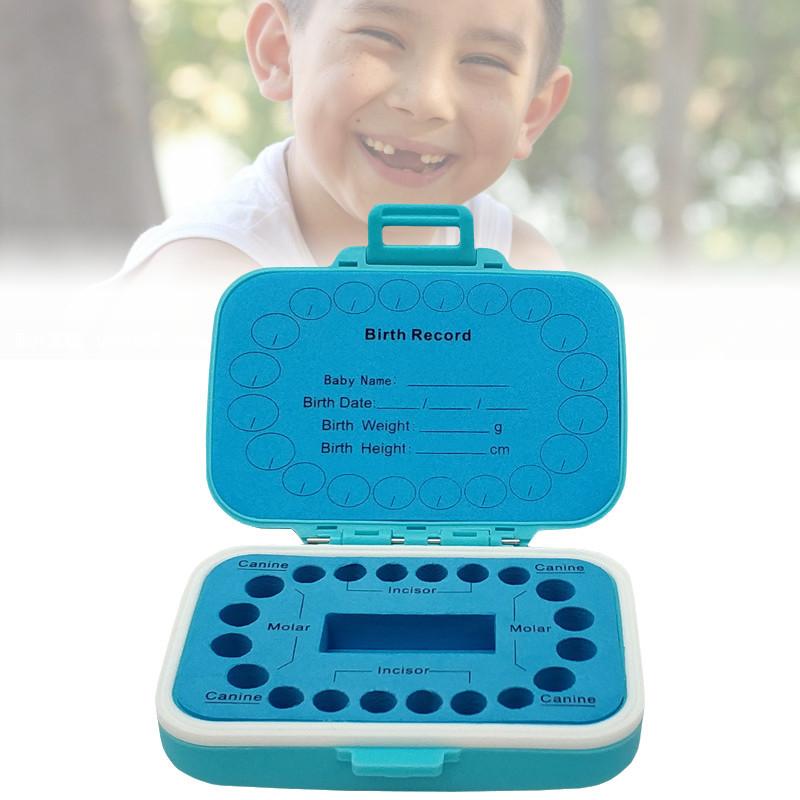 Baby Box Tooth Keepsake Eva Material Teeth Storage For Children Safe Kids Blue