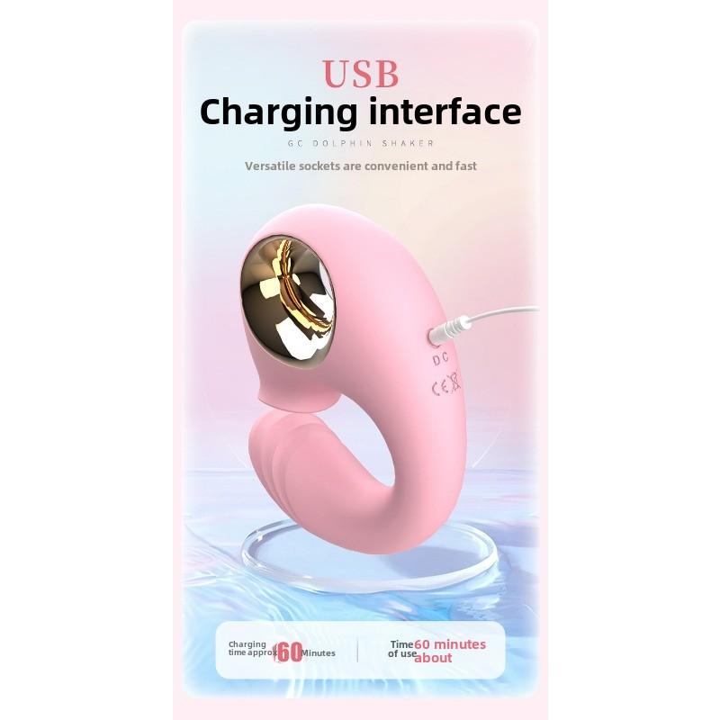 Dolphins Vibrator Female Tongue Licking Sucking G-spot Seconds Tide Massage Masturbator Adult Sex Products