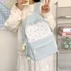 Schoolbag New Large Capacity Pain Layer Backpack Campus School Bag Men's and Women's School Bag Travel Small Fresh Class Backpack