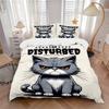 3pcs Bedding Set Cat Includes 1 Comforter + 2 Pillowcases, Without Pillow Inserts, Soft Comfortable, Lightweight Breathable031