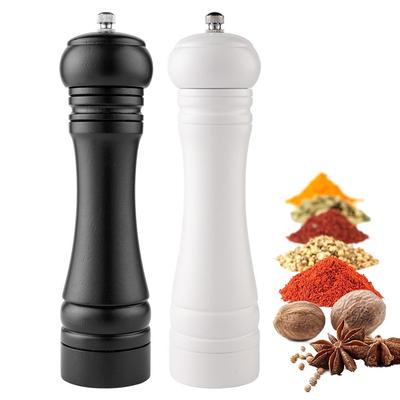 Manual Salt and Pepper Grinder 8inch Spice Pepper Mill Adjustable Ceramic Grinder Kitchen Cooking Tools