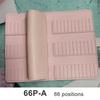 66/16 Positions Folding Nail Drill Bits Bag Portable Holder DIY Nails Art Tool Storage Soft Wallet Bags Manicure Accessories