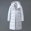 2025 New Cold Clothing Men's Long Winter Youth Men's Women's Hooded Warm Jacket