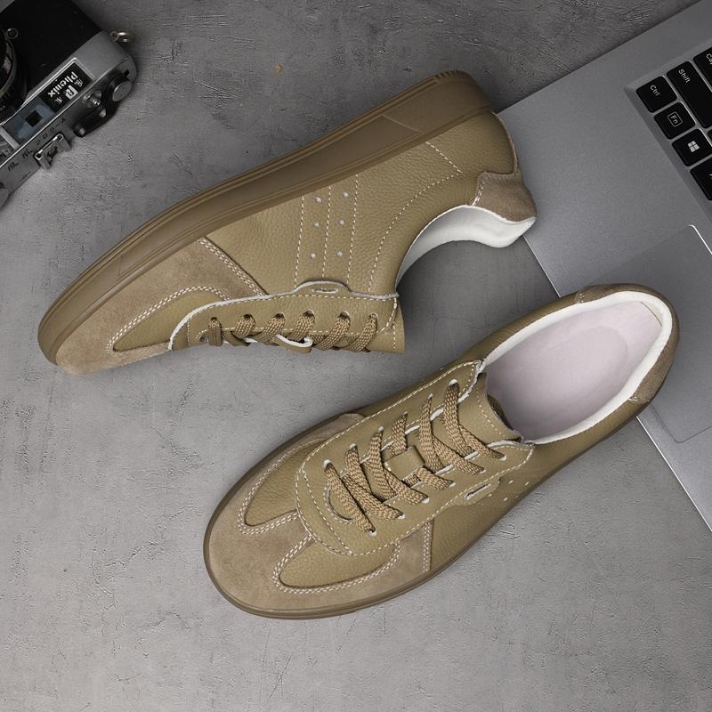 Fashion Luxury Brand Men Casual Shoes Genuine Leather Man Sneakers Handmade Mens Tenis Masculino Versatile Leisure Walk Trainers