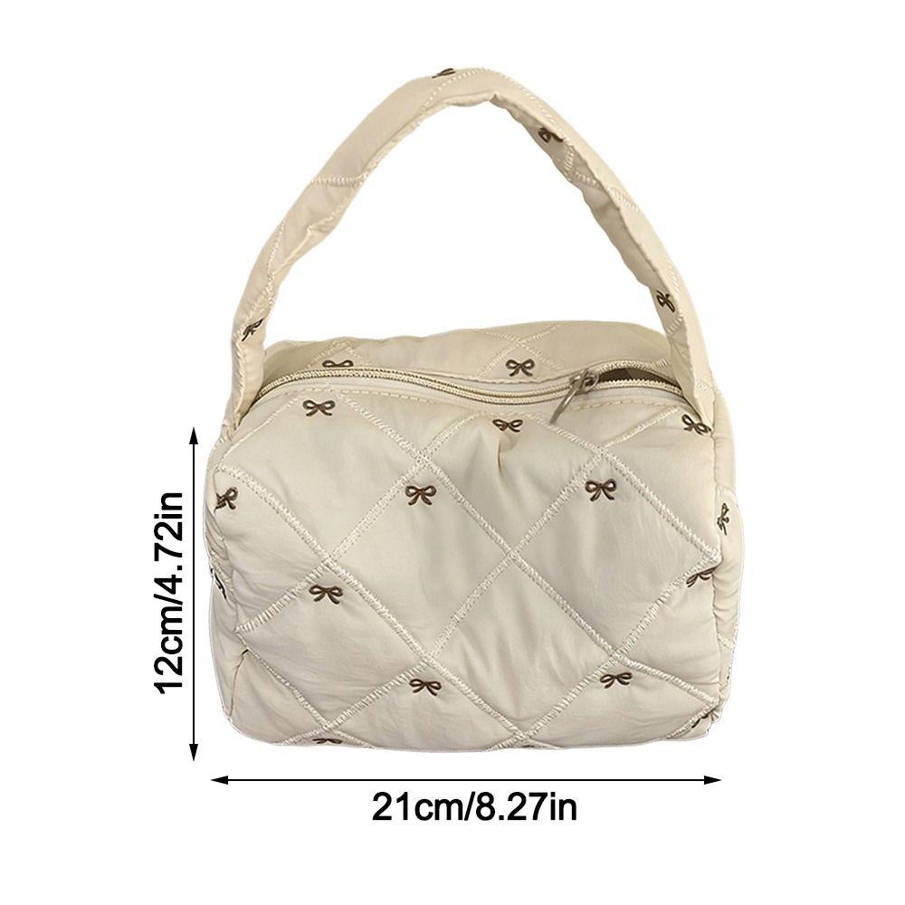 New Bowknot Makeup Bag Zipper Waterproof Cosmetic Bag Large Capacity Toiletry Pouch Women