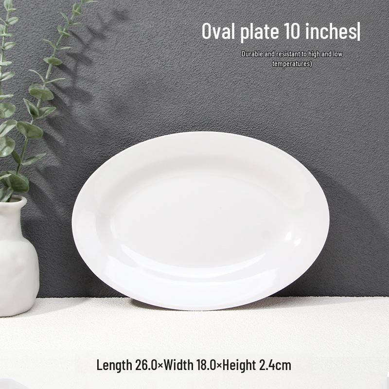 

Миска для локшини та супу A5 з білого меламіну, стійка до високих температур, миска для рамену, тарілка для рисових рулетів, тарілка для овочів.