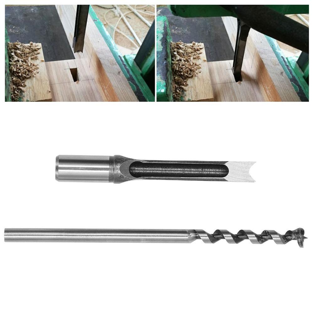 Power Tool Square Hole Drill Bit Alloy Steel Hollow Mortising Chisel For Woodworker