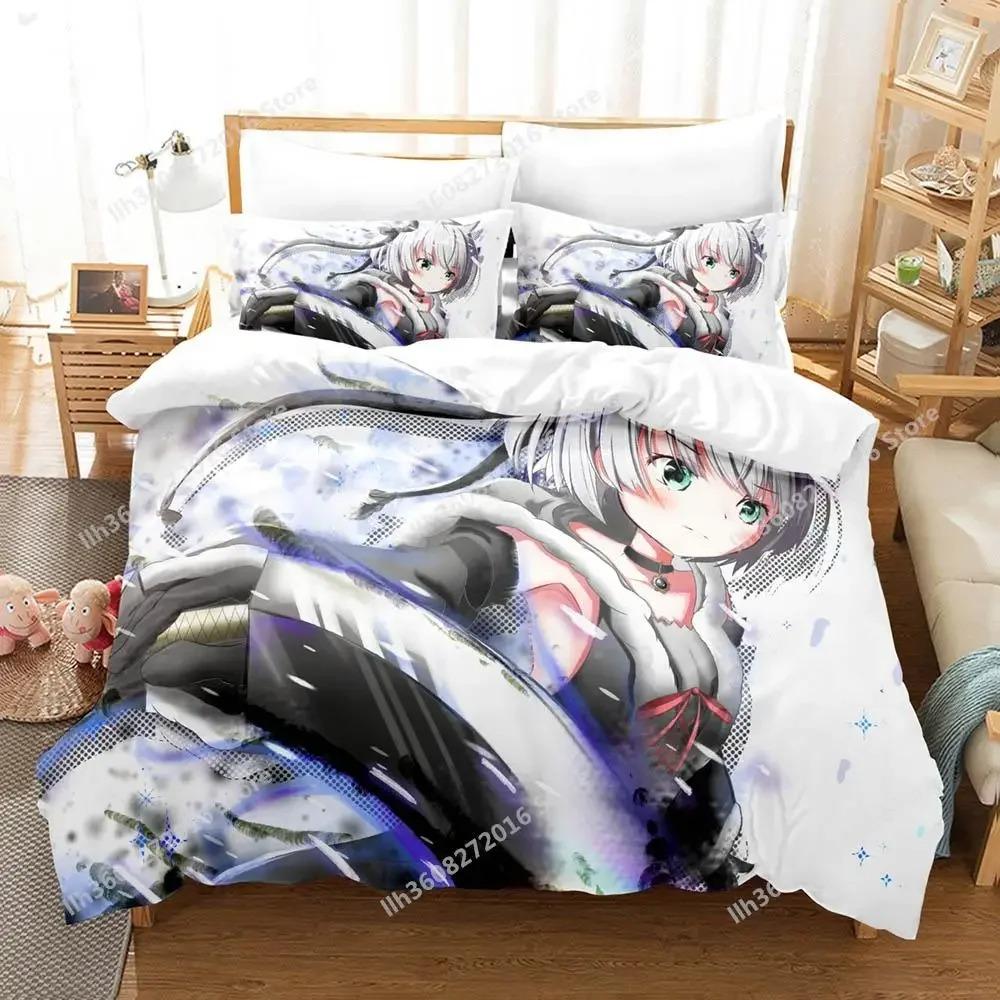 Madoka Magica Bedding Set Single Twin Full Queen King Size Bed Set Adult Kid Bedroom Duvet Cover Sets Anime Bed Sheet Set