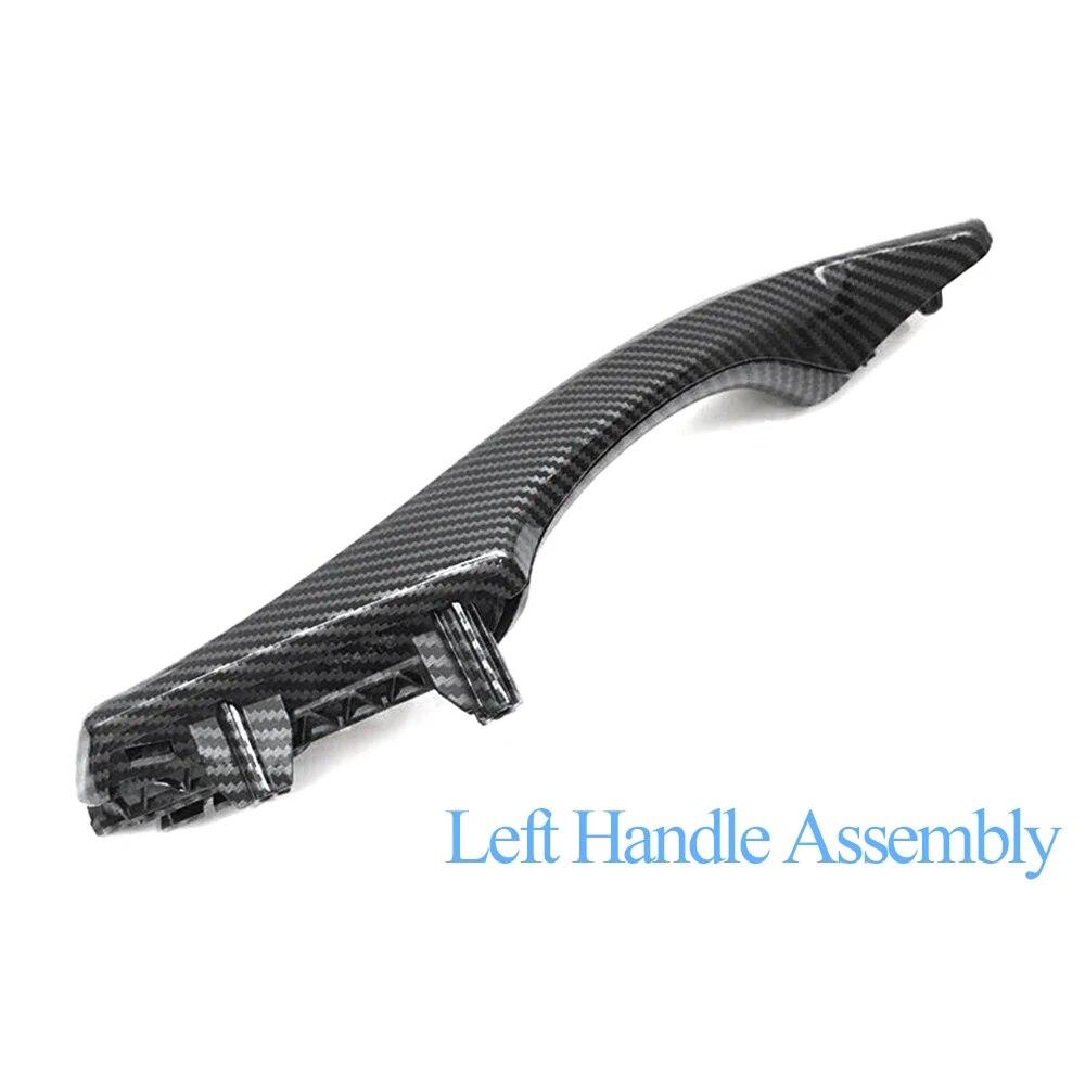 LHD RHD Carbon Fiber Car Interior Door Armrest Pull Handle Panel Trim Set For BMW 5 Series F10 F11 520i 523i 525i 528i 530i 535i