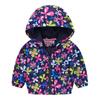 Bedruckte Jacke Strickjacke Kinder Mädchen Jungen Kapuzen Langarm Reißverschluss Blumen Auto Cartoon Windjacke