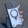 Military Matte Armor Magnetic Case ForiPhone 17 Air 16 15 14 Plus 13 12 11 Pro Max ForMagsafe Stand Shockproof Rugged Cover