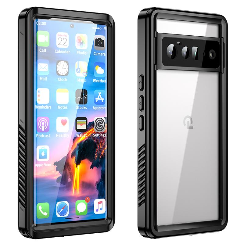 IP68 Waterproof Case For Google Pixel 7 7A 6 Pro 6A 4A Diving Swim Outdoor Sports Anti-fall Dust-proof TPU 360 Full Cover Armor