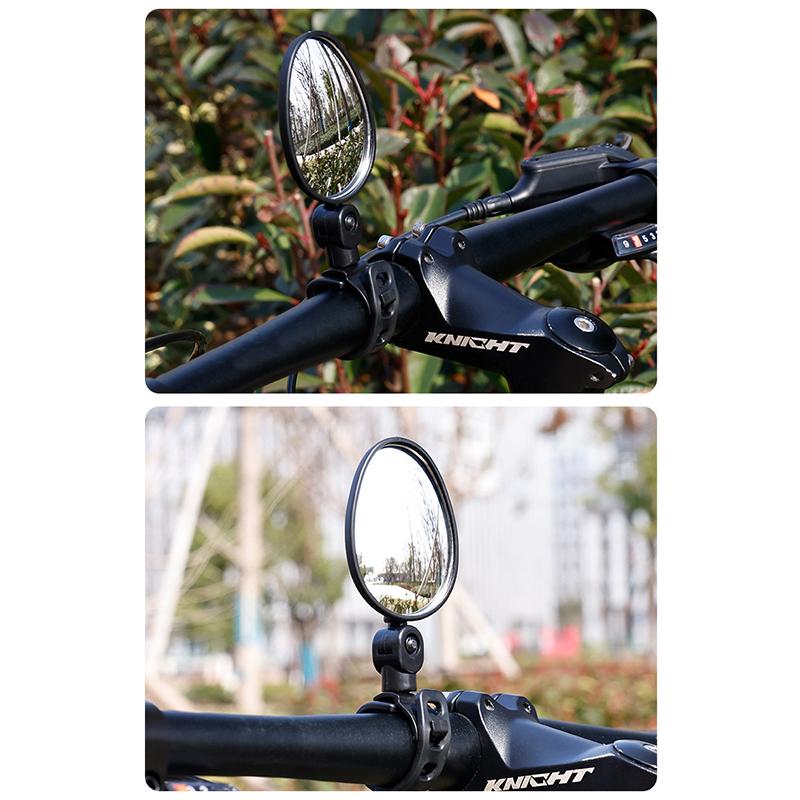 Mountain Bike Rearview Mirror Wide Angle Flat Mirror Cycling Reflector Flat Mirror