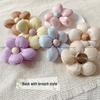 Lurex Cotton-Filled Flower DIY Brooch for Phone Cases, Clothes, Shoes, and Socks