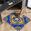 Sigma SGR Gamma Rho2 Printed Absorbent Washable Carpet, Non-Slip Bathroom Mats, Kitchen Rugs, Yoga Mat,Living Room Entrance, Camping Picnic Rugs