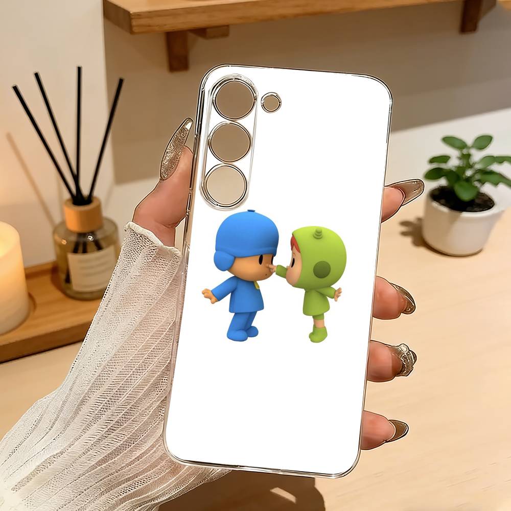 CUTE P-Pocoy-o Phone Case For Samsung A10 A12 A31 A40 A70 Transparent Cover