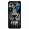 For Xiaomi 15T 5G Case Soft Silicone Black Phone Cover for Xiaomi 15T Pro 5G Cartoon Wolf Lion Bumper Dustproof Coque for Mi 15T