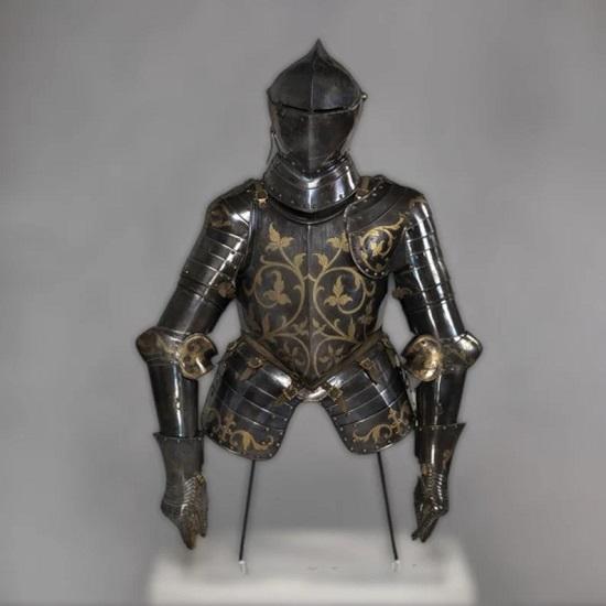 

Средневековый соревновательный полудоспех Антона Пеффенхаузера, боевые доспехи воина, костюм на Хэллоуин, лучший подарок для него