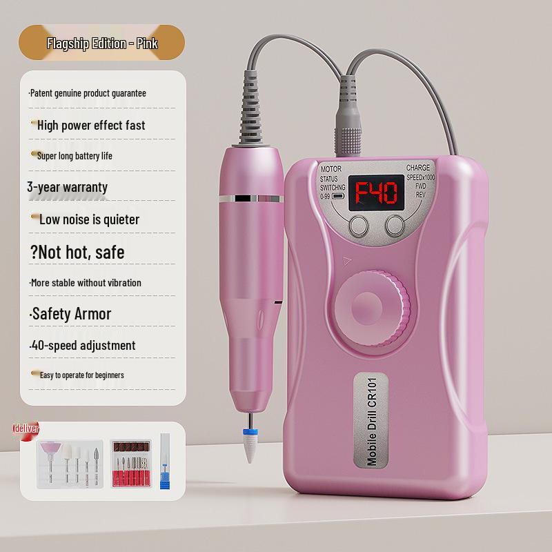 Silent 4W Electric Nail Grinder & Gel Remover