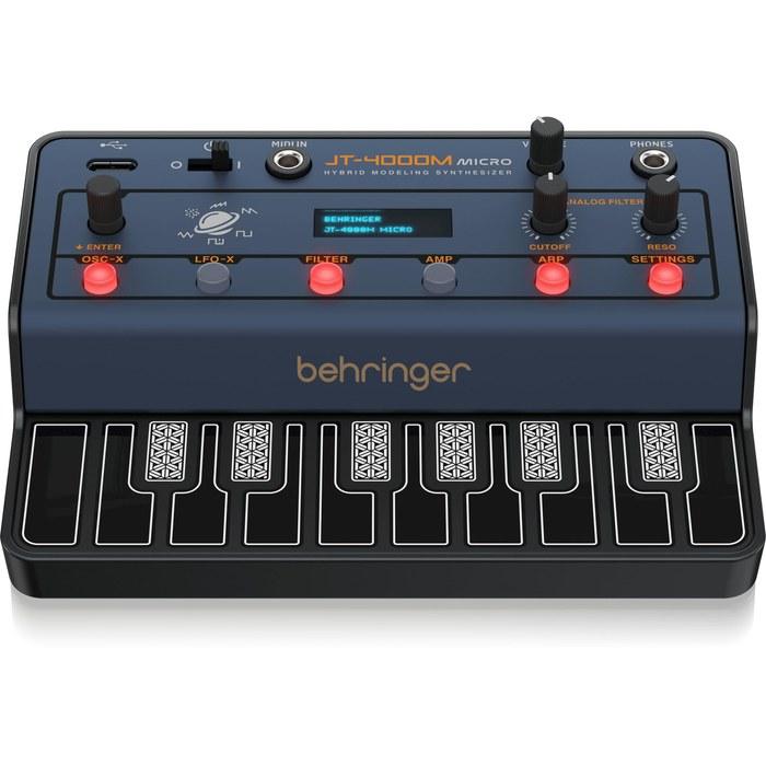 Behringer JT-4000M MICRO Portable Synthesizer with 3.5mm MIDI IN, BLUE