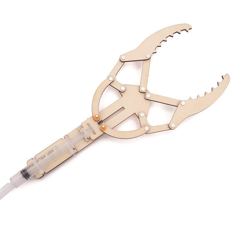 

Kids Diy Hydraulic Mechanical Hand Stem Science Educational Toy Wooden Material G-30 Kit