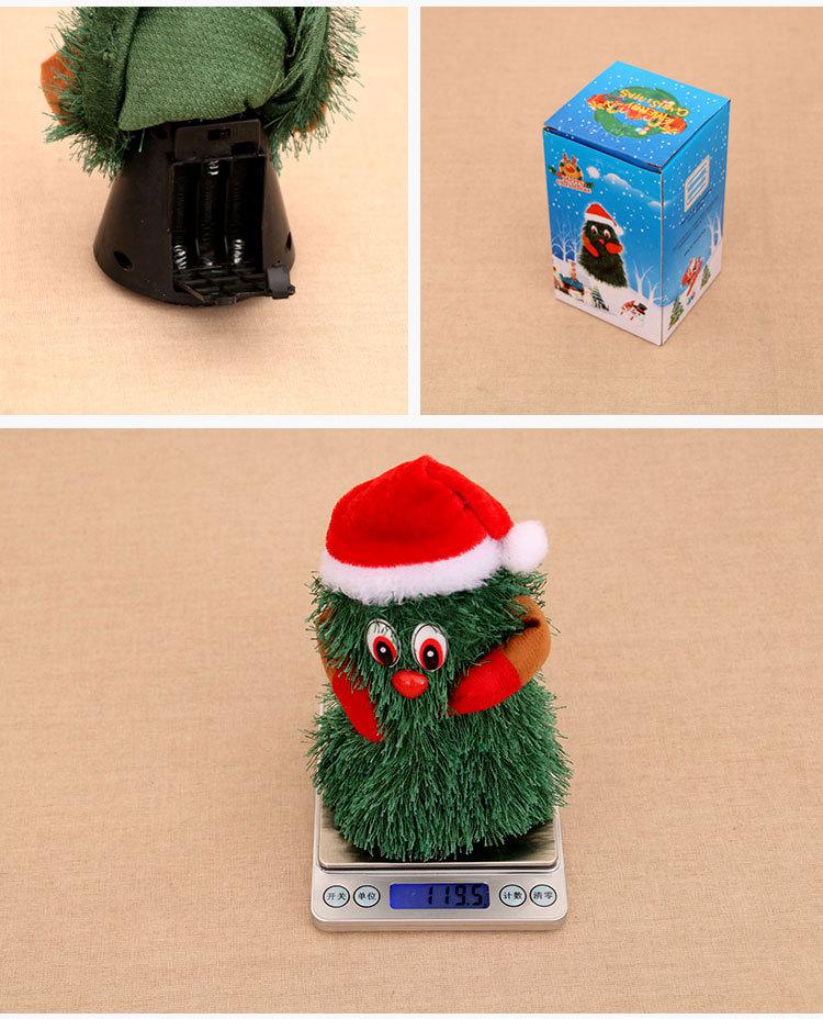 Rotating Musical Christmas Tree Figurine - Electric Festive Decoration and Gift