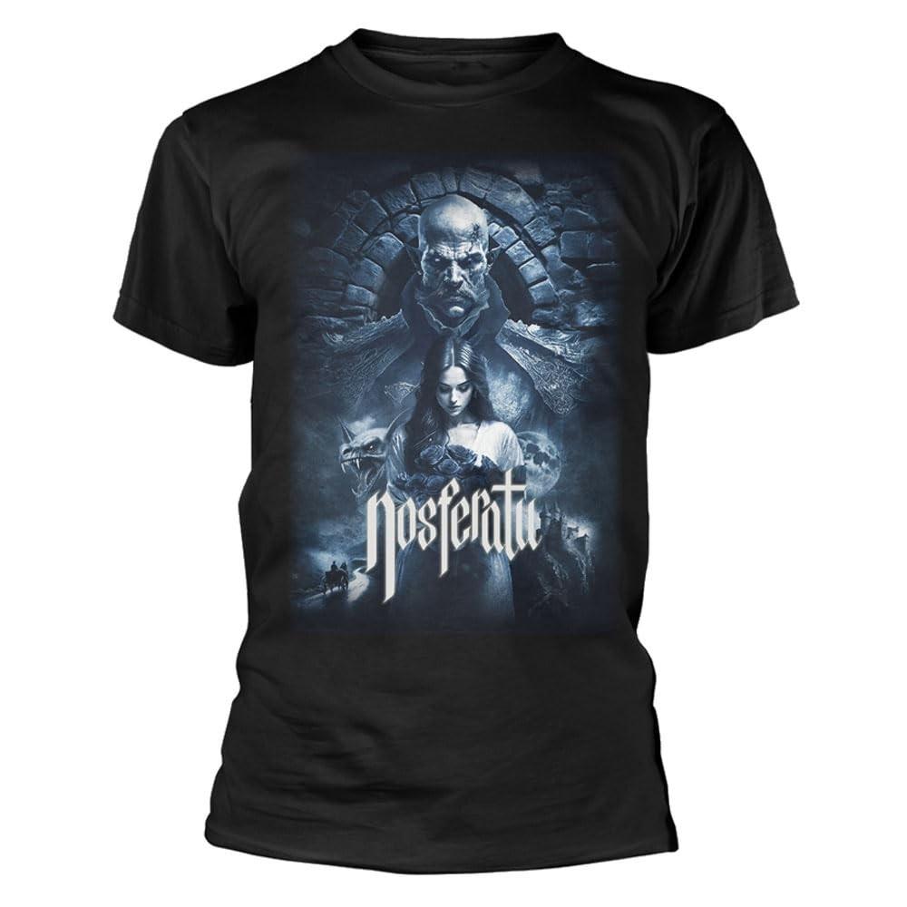 Nosferatu Dark Castle T Shirt XL Black S