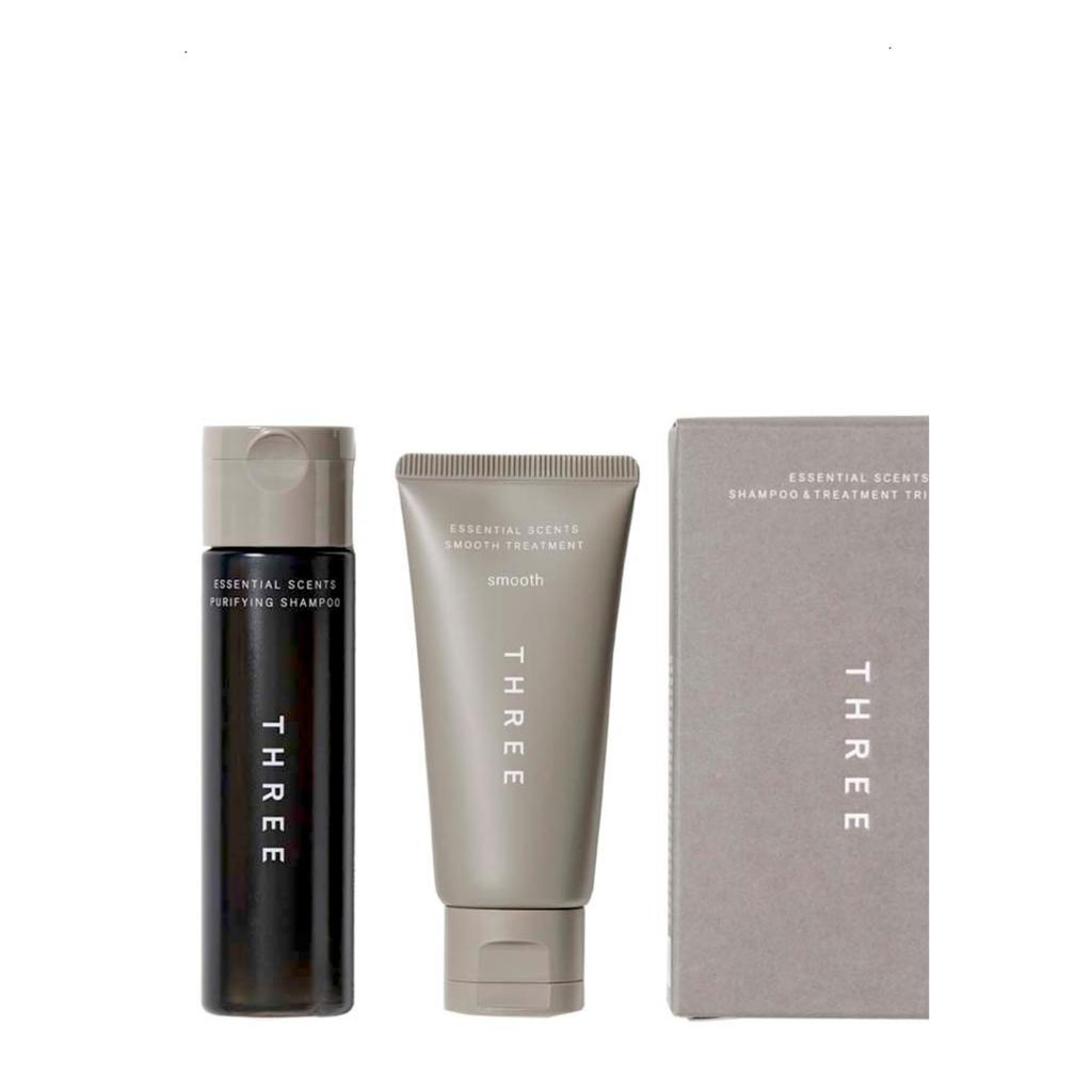 THREE Essential Scents Shampoo Treatment Trial Small & Kit,