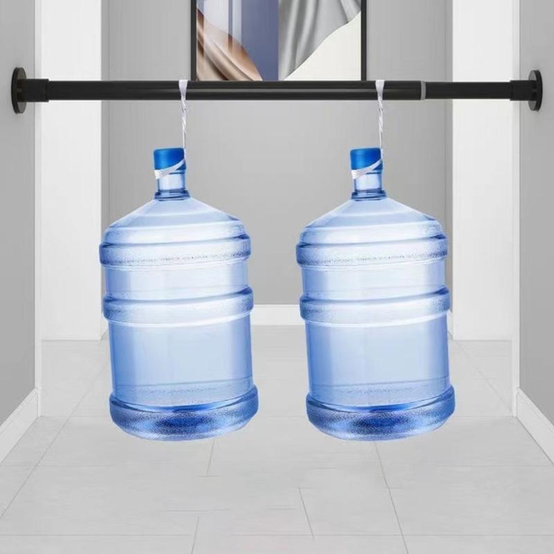 Extendable Nonslip Curtain Poles 70~120cm Practical Adjustable Length Bathroom Rail For Shower Window Drying