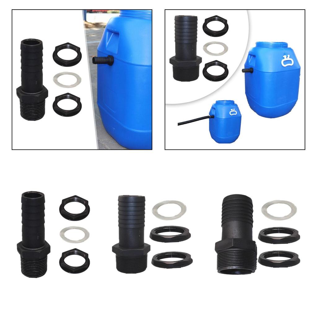 Barrel duct, rain barrel hose nozzle, overflow of barrel base seal tank, IBC