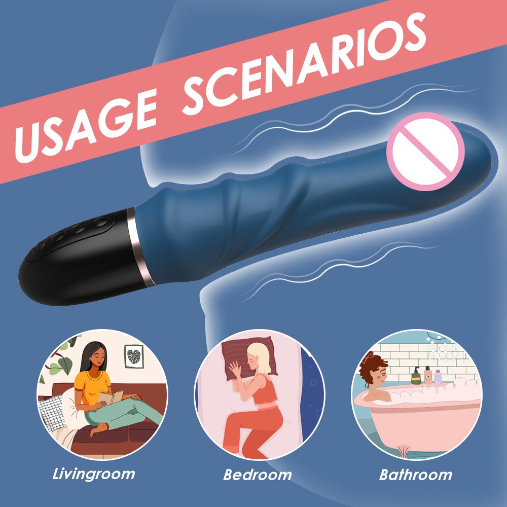 Powerful Big Dildo Vibrator for Women G-spot Clitoral Stimulator 10 Modes Vaginal Massager Female Masturbator Sex Toy for Aldult