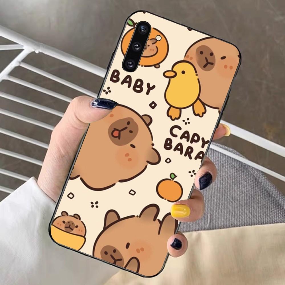 

Cartoon Capybara Phone Case For Redmi Note 4 X 5 A 6 7 8 T 9 9S 10 11 11S 11Epro Poco M3 Pro Redmi Note 5