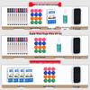 Double-Sided Magnetic Whiteboard & Chalkboard with Mobile Stand for Home, Teaching, and Office Use