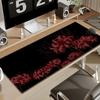 Accessories Long Mousepad Red Spider Lily Mouse Pad Xxl Desktop Keyboard Table Pads Large Game Rubber AntiSlip Deskmat Computer