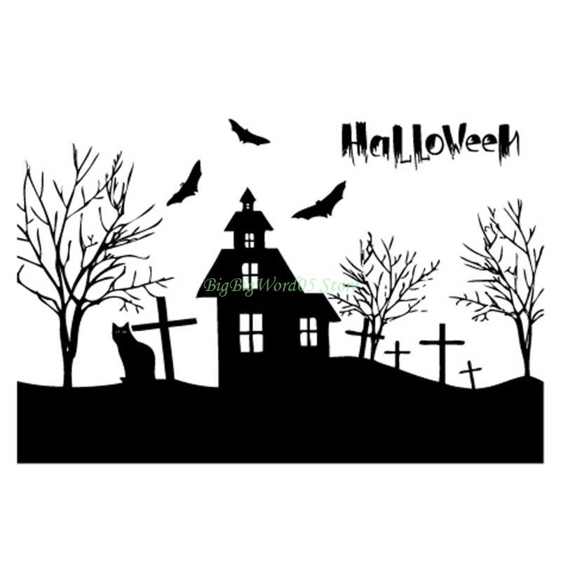 24TE Silicone Seal Stamp Halloween Series Clear Stamps DIY Scrapbooking Card Making