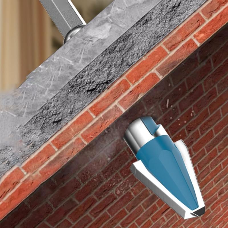 Hexagonal Shank Offset Drill Bit For Wood Glass Ceramic Tile And Concrete With U Shape Helical Flute Design No Water Needed