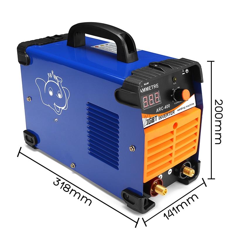 Przenośna Cyfrowa Spawarka Inwertorowa 220V Spawarka IGBT Wtyczka EU 318*200*141mm
