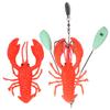 Artificial Simulation Large Lobster Crawfish Lure Bait Deep Sea Trolling Fishing Tacklered